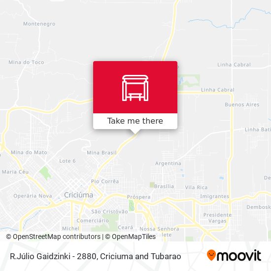 R.Júlio Gaidzinki - 2880 map