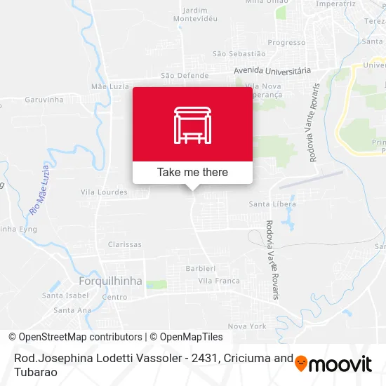 Rod.Josephina Lodetti Vassoler - 2431 map