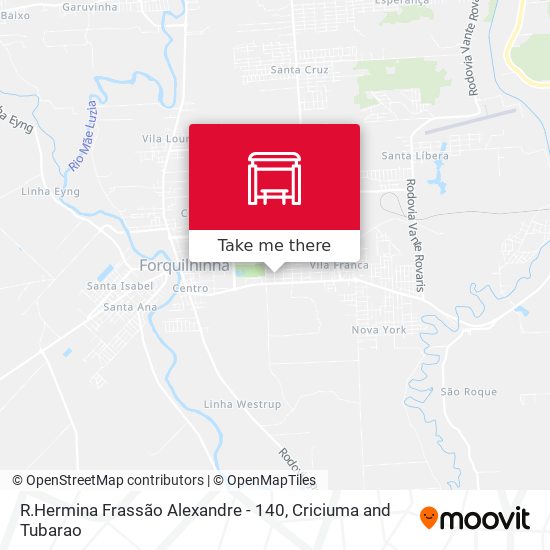 R.Hermina Frassão Alexandre - 140 map
