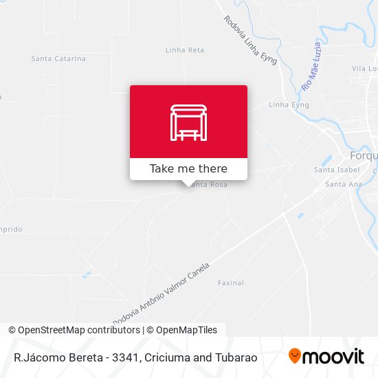R.Jácomo Bereta - 3341 map
