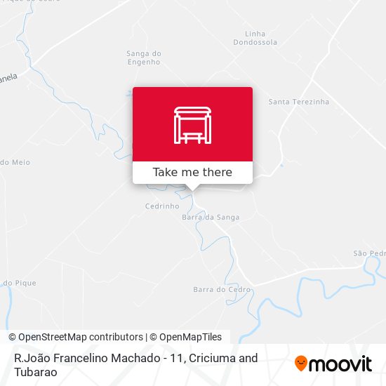 R.João Francelino Machado - 11 map