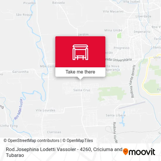 Rod.Josephina Lodetti Vassoler - 4260 map