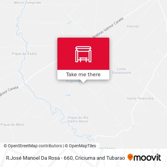 R.José Manoel Da Rosa - 660 map