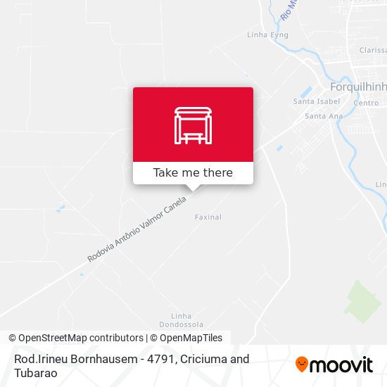 Rod.Irineu Bornhausem - 4791 map