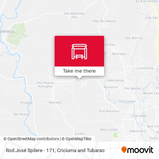 Rod.José Spilere - 171 map
