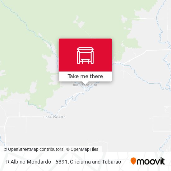 R.Albino Mondardo - 6391 map