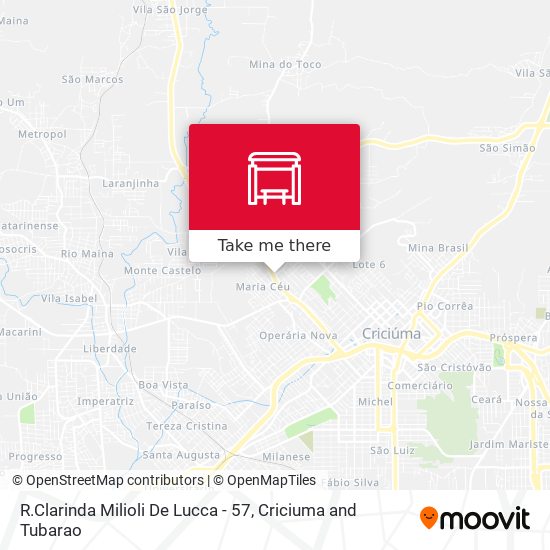 R.Clarinda Milioli De Lucca - 57 map
