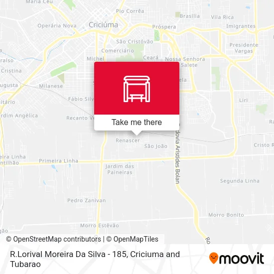 R.Lorival Moreira Da Silva - 185 map