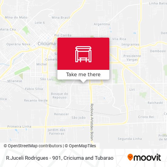 R.Juceli Rodrigues - 901 map