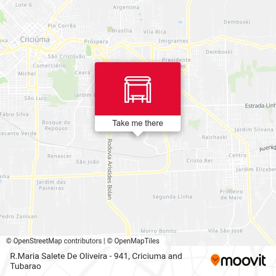 R.Maria Salete De Oliveira - 941 map