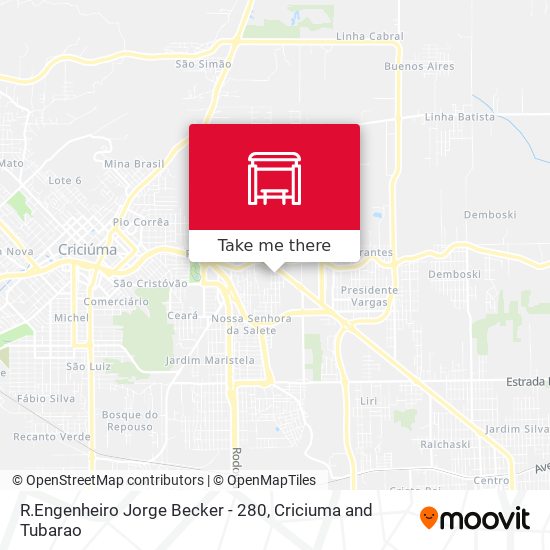 R.Engenheiro Jorge Becker - 280 map