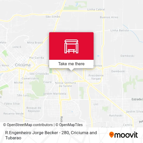 R.Engenheiro Jorge Becker - 280 map