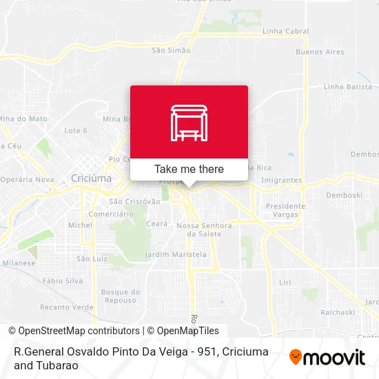 R.General Osvaldo Pinto Da Veiga - 951 map