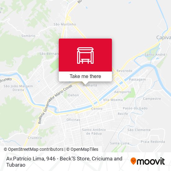 Av.Patrício Lima, 946 -  Beck’S Store map