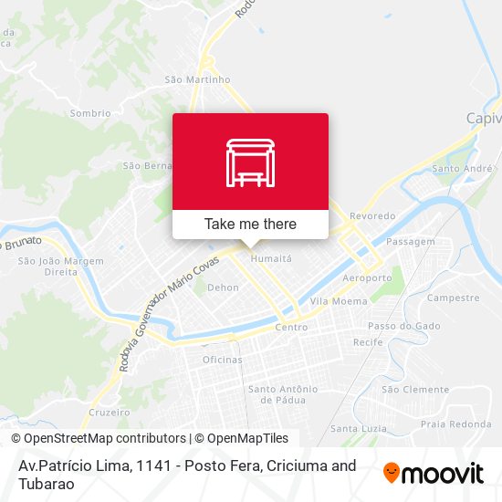 Av.Patrício Lima, 1141 - Posto Fera map