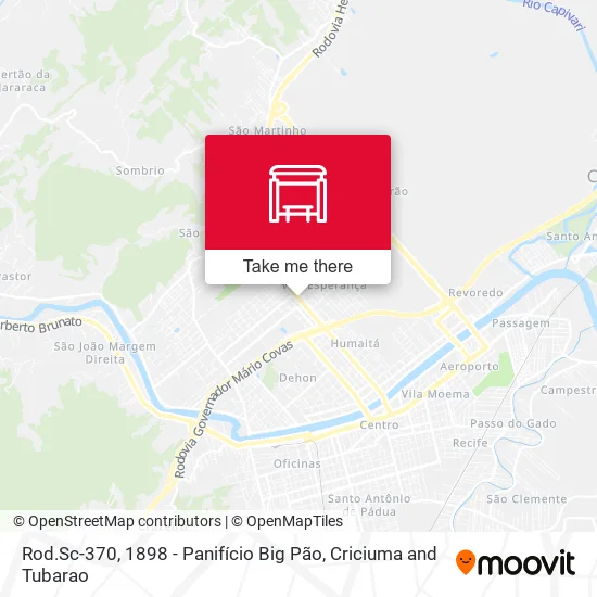 Rod.Sc-370, 1898 - Panifício Big Pão map