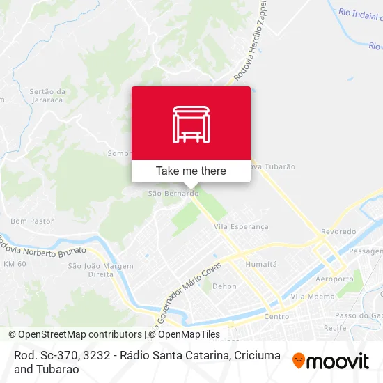 Rod. Sc-370, 3232 - Rádio Santa Catarina map