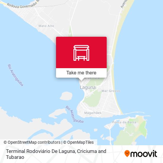 Terminal Rodoviário De Laguna map