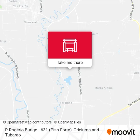 R.Rogério Burigo - 631 (Piso Forte) map
