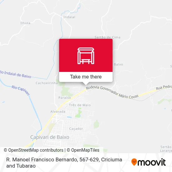 R. Manoel Francisco Bernardo, 567-629 map