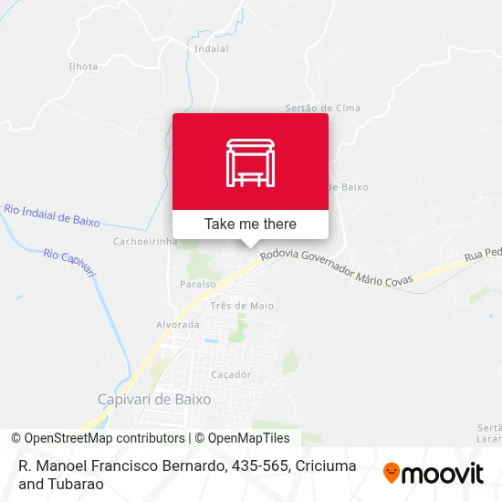 R. Manoel Francisco Bernardo, 435-565 map