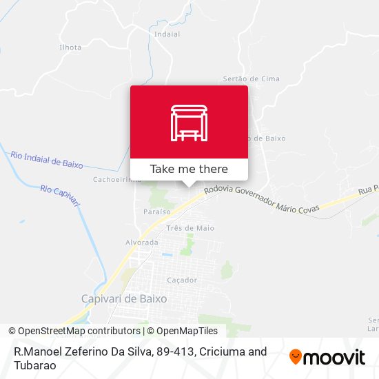 R.Manoel Zeferino Da Silva, 89-413 map