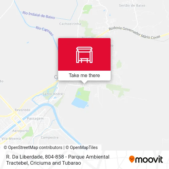 R. Da Liberdade, 804-858 - Parque Ambiental Tractebel map