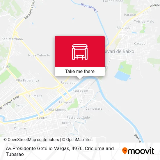 Av.Presidente Getúlio Vargas, 4976 map