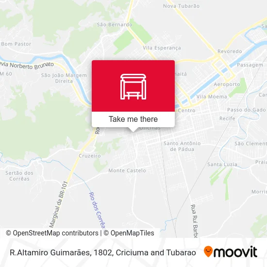 R.Altamiro Guimarães, 1802 map