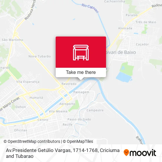 Av.Presidente Getúlio Vargas, 1714-1768 map