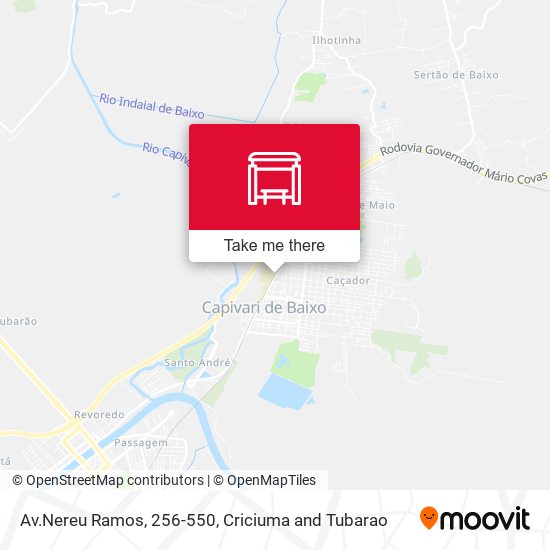 Mapa Av.Nereu Ramos, 256-550