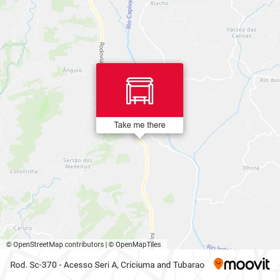 Rod. Sc-370 - Acesso Seri A map