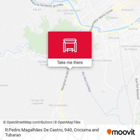 R.Pedro Magalhães De Castro, 940 map