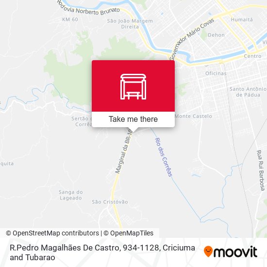 R.Pedro Magalhães De Castro, 934-1128 map