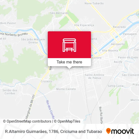 R.Altamiro Guimarães, 1786 map