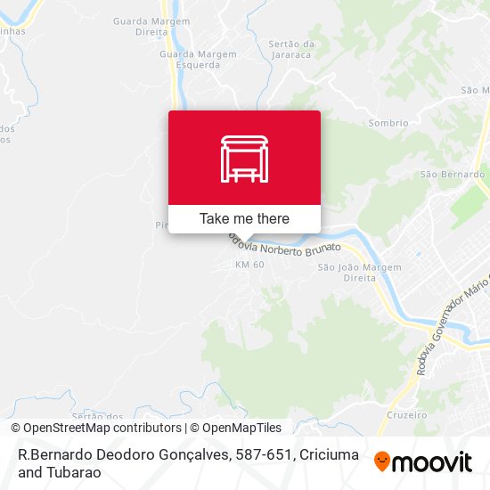 R.Bernardo Deodoro Gonçalves, 587-651 map