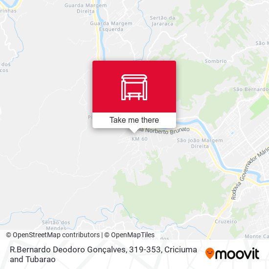 R.Bernardo Deodoro Gonçalves, 319-353 map