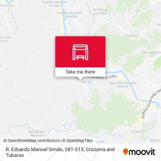 R. Eduardo Manoel Simão, 281-313 map