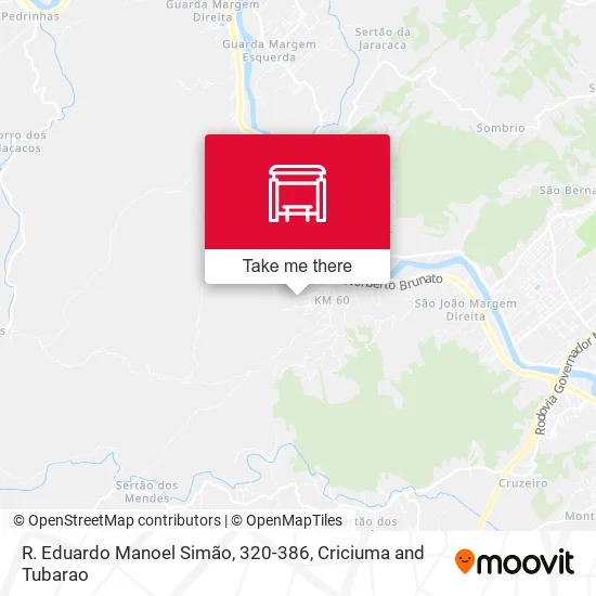 R. Eduardo Manoel Simão, 320-386 map