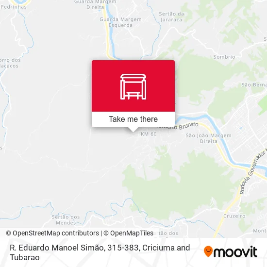 R. Eduardo Manoel Simão, 315-383 map