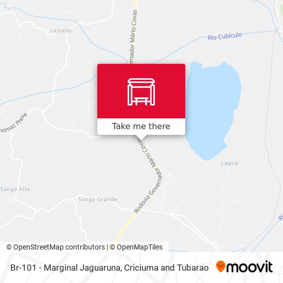 Br-101 - Marginal Jaguaruna map