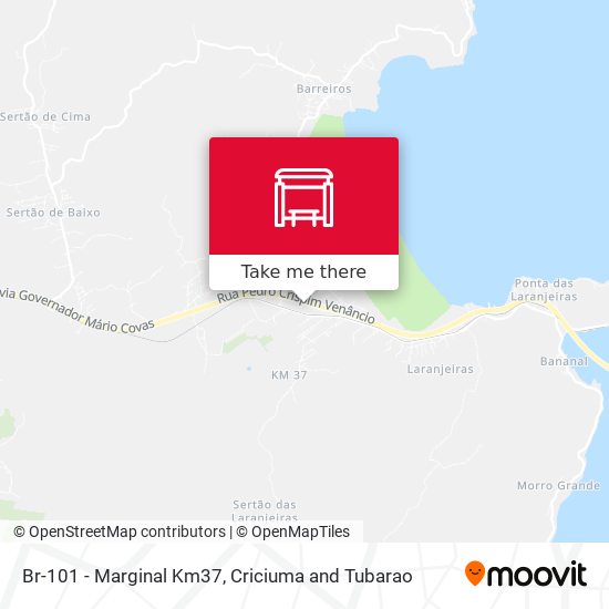 Mapa Br-101 - Marginal Km37