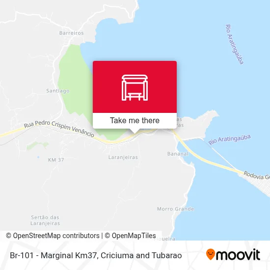 Br-101 - Marginal Km37 map
