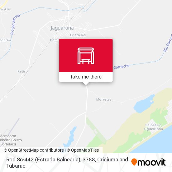 Rod.Sc-442 (Estrada Balneária), 3788 map