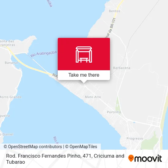 Rod. Francisco Fernandes Pinho, 471 map