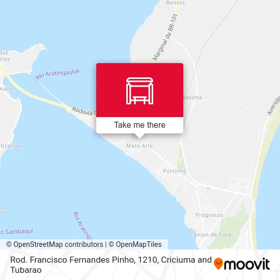 Rod. Francisco Fernandes Pinho, 1210 map