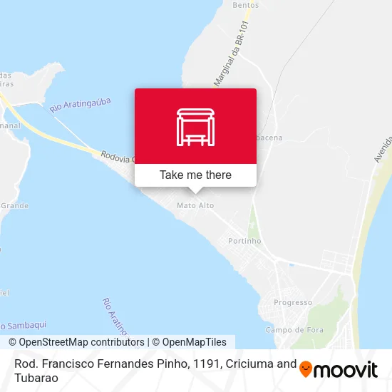 Rod. Francisco Fernandes Pinho, 1191 map