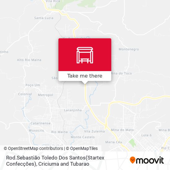 Mapa Rod.Sebastião Toledo Dos Santos(Startex Confecções)