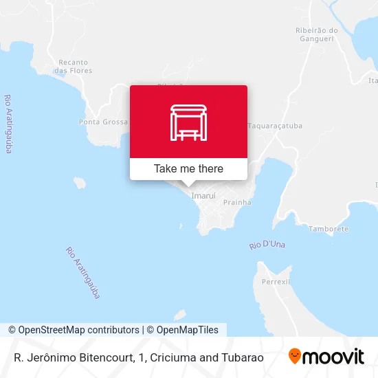 R. Jerônimo Bitencourt, 1 map