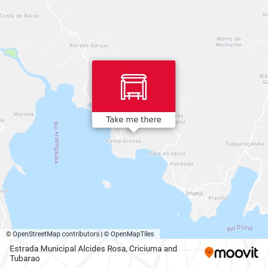Estrada Municipal Alcides Rosa map
